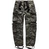 Surplus Nell'Aria Pantaloni Cargo-Uomo - Blackcamo, 3XL
