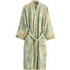 PRINCESS BRIDE Accappatoio unisex in cotone doppio strato garza traspirante pigiama morbido camicia da notte assorbente Yukata per hotel, casa, Verde, XL