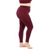 LEELA LAB Leggings Donna Taglie Forti, Linea Basic, Comodi e Versatili, Realizzati in Morbida Microfibra con Tecnologia Seamless - Made in Italy