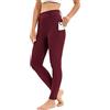 Havideto Leggings da equitazione da donna, con tasca per cellulare, a vita alta, elasticizzati, con passanti per cintura