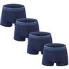 Nuofengkudu Uomo 4 Pack Boxer Intimo Mutande Shorts Elastico Morbido Cotone Pantaloncini Traspiranti