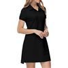 MoFiz Vestito Polo Donna Manica Corta Estate Sportivo Tenis Golf Dress