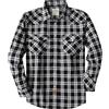 Dubinik® 6 oz Camicia Flanella Uomo Invernale Camicia Uomo Flanella Cotone | Western, Cowboy, Con Bottone Automatico, Quadri, Cotone Traspirante, Tessuto Pre-ristretto, Due Tasche Con Patta