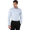 Vincenzo Boretti Camicia Elastica Uomo Eleganti, Taglio Molto Aderente (Extra Slim-Fit), Stretch, Collo Classico, Manica Lunga, in Tinta Unita - Easy Iron, Facile da Stirare