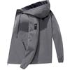 Generico Giacca Invernale Uomo Leggero, Giubbino Antivento e Impermeabile con Cappuccio - Elegante Caldo Cappotto con Cerniera e Fodera per Outdoor