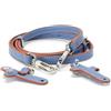 banbeln Tracolla in pelle per mini borse, colori terracotta, nude, grigio talpa, blu navy, Azzurro, Set