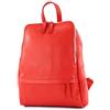 modamoda de T138 borsa zaino in pelle da donna fatta a mano in Italia, Farbe:Hellrot