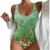 hehiy Costume Intero Donna Contenitivo Costumi da Bagno Push Up Imbottito Reggiseno,Controllo della Pancia Vita Alta Costume Pancia Piatta Elastico e Morbido