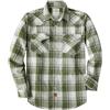 Dubinik® 6 oz Camicia Flanella Uomo Invernale Camicia Uomo Flanella Cotone | Western, Cowboy, Con Bottone Automatico, Quadri, Cotone Traspirante, Tessuto Pre-ristretto, Due Tasche Con Patta