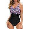 UMIPUBO Costume da Bagno Intero Donna Scollo a V Sexy Push Up Costumi da Mare Interi Curvy Controllo della Pancia Cross Costumi Un Pezzo Spiaggia Beachwear