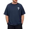 Voqeen Oversize Maglietta Uomo Cotone Taglia Forti T-Shirt Estiva Manica Corta Basic Tshirt con Scollo Rotondo Maglia da Lavoro Casual