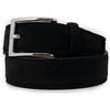 Emila Cintura scamosciata uomo in vera pelle cinta camoscio artigianale casual 3,5 cm con fibbia per jeans pantalone abiti da ragazzo made in italy belt classica elegante Vera Pelle
