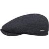 Stetson Belfast Coppola Maschile Berretto Lana Visiera Spina di Pesce Fodera Cotone Autunno Inverno