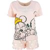 SUN CITY Pigiama Corto Donna Disney Mickey Mouse t-Shirt e Pantaloncino in Cotone 5364