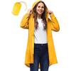 33,000ft Women's Rain Jacket Lightweight Hooded Long Rain Coat Waterproof Jacket Ladies Packable Functional Jacket Windbreaker Breathable Active Outdoor Coats