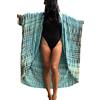 YouKD Caftano lungo estivo bohémien da spiaggia Kimono copricostume taglie forti vestito per donne, Taglia unica