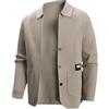 Generic Field Jacket Uomo Estiva Camicia Bianca Grigio Lino Taglie Sfoderata Lunghe Elettrico Originale Abbinamenti Occhiali Frac Colorati Argentata Coccodrillo Si Spalle Bottiglia Giubbini
