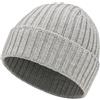 HANSA-FARM | Morbido berretto da donna e da uomo, in 100% lana di alpaca in + 14 colori - Berretto invernale di alta qualità, Grigio argento - NFA09, Taglia unica
