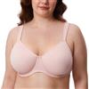 DELIMIRA Donna Reggiseno Minimizer Taglie Forti | con Ferretto, Senza Imbottitura, Copertura Completa