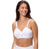 Playtex Reggiseno Senza ferretto Criss Cross Classico Donna x1, Bianco, 34/3B
