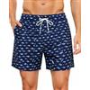 HLVEXH Bermuda Mare Uomo con Retina Interna per Mare Piscina e Surf
