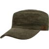 CapUniverse Cappellino a Coste Army Donna/Uomo - cap con Visiera, Chiuso Dietro Estate/Inverno - Taglia Unica Oliva