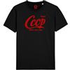 ZERO T-SHIRT LAB Maglietta CCCP Fedeli alla Linea Musica Punk Rock Sovietico Stella Rossa T-Shirt Unisex (L, Void Black)