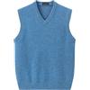HNVAVQ 100% Cashmere Gilet Maglione da Uomo Gilet V-Collo Casual Pullover Maglia Autunno Inverno