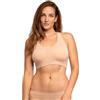 DANISH ENDURANCE Reggiseno Senza Ferretto in Fibra di bambù, Intimo Donna Morbido, Senza Cuciture, Beige Nude, X-Large/XX-Large