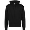 Siry Work Felpa Leggera con Cappuccio, Uomo, Donna, Ragazzo, Be Board Art. 9115 100% Cotone con Tasche e Zip Intera (Nero-XXL)