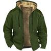 Generico Giubbino Uomo Inverno Bomber Uomo Taglie Forti Termico Jacket Moto Giacca Militare Antivento Giubbotto Pesante Softshell Neve Abbigliamento 2#Army Green M
