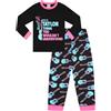 thepyjamafactory It's a Taylor Thing, You Wouldn't Understand Nero Blu Ragazze Lungo Cotone Pigiama Pjs per Bambini