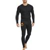 MEETYOO Intimo Termico Uomo Completo Termico Set Termico Uomo Invernale Asciugatura Rapida per Sci Palestra Ciclismo Calcio Corsa Running