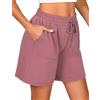 Uniexcosm Pantaloncini Donna Estivi con Coulisse Casual Larghi Corti Sciolto con Tasche