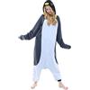 ZKomoL Animali Pigiama Kigurumi Onesie Unisex per Adulti per Feste e Cosplay Costume (M, Penguin)
