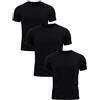 Navigare 580 - Confezione 3 Magliette Uomo Mezza Manica Cotone Elasticizzato (IT, Testo, M, Regular, Regular, Standard, Nero)