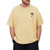 Voqeen Oversize Maglietta Uomo Cotone Taglia Forti T-Shirt Estiva Manica Corta Basic Tshirt con Scollo Rotondo Maglia da Lavoro Casual
