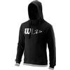 Wilson Bela Po Hoody-Slimfit BK L Felpa con Cappuccio Uomo