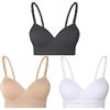 Lemef Reggiseni Senza Cuciture per Reggiseni Imbottiti Senza Fili da Donna, Nero, Bianco, Beige, S …