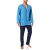 Navigare Set di Pigiama Uomo B214280AB - Azzurro - TG 5XL