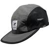 Surf Monkey Berretto a 5 pannelli Sport - Corsa - Poliestere riciclato - Waterproof - Fluorine-Free DWR - Adulto, Piombo, Taglia unica