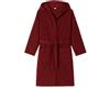 Generico Accappatoio unisex in Microfibra con Cappuccio - Ultra Morbido, Leggero e ad Asciugatura Rapida - (IT, Testo, L, Regular, Regular, Bordeaux)