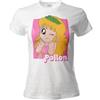 Sabor srl T-Shirt Pollon - Maglia Donna con Stampa Frontale - Maglietta Bianca Cotone (IT, Testo, XXL, Regular, Regular, Bianco)
