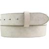BELTINGER Cintura in morbido pelle bovina pieno fiore look vissuto senza fibbia 4 cm | cintura per jeans donna uomo 40mm | look vintage