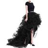 EGSDMNVSQ Gonna Donna in Tulle Tutu a Coda di Rondine Maxi Lungo Sottogonna Vita Elastica Balletto a Pieghe Petticoat