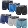 Channo Marsupio Trasparente Confortevole Intimo Uomo Intimo Traspirante 6 Confezione Boxer 6 Pezzi Slip Elasticizzati Slip Multicolore, 3XL