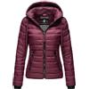Navahoo Giacca trapuntata da donna giacca di mezza stagione primavera B650, rosso vivo, S