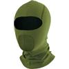 BIOTEX Passamontagna Limitless Termico e Traspirante per l'inverno, Senza Cuciture, Ideale per Ciclismo, MTB, Moto e Sport Invernali, Verde Militare