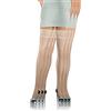 sesto senso 3 Paia Calze Autoreggenti Collant 8 Denari Trasparenti Lisce con Silicone Donna bianche bianco 3/4 White