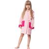 Ladeheid Accappatoio Bambina e Bambino in Spugna di Cotone LA40-103(Rosa Chiaro/Fucsia (P15/M12), 146-152)
